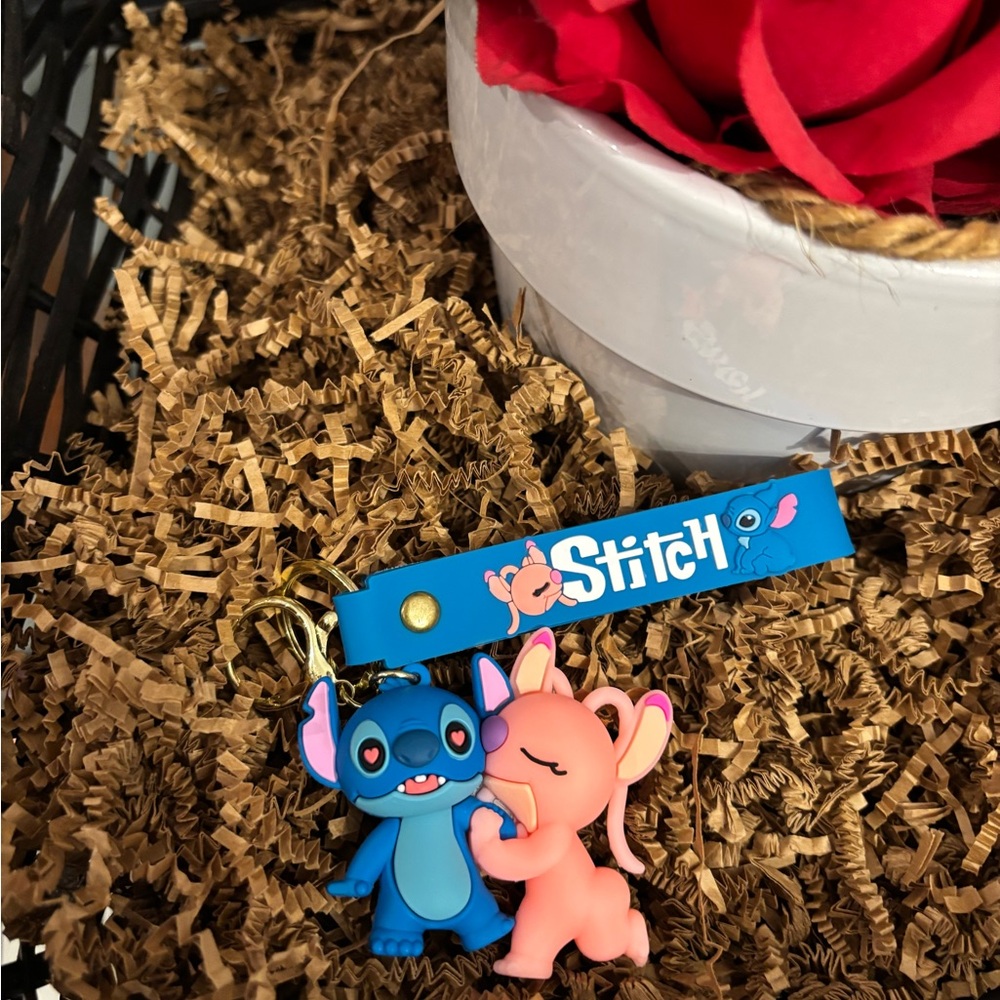 Valentines Stitch Keychain💞